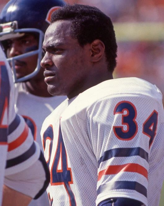 Chicago Bears Walter Payton Glossy Photo Print Football Poster
