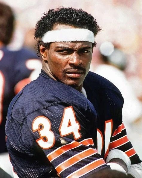 Chicago Bears Walter Payton Glossy Magnet Print Football Magnet Hof 93 1