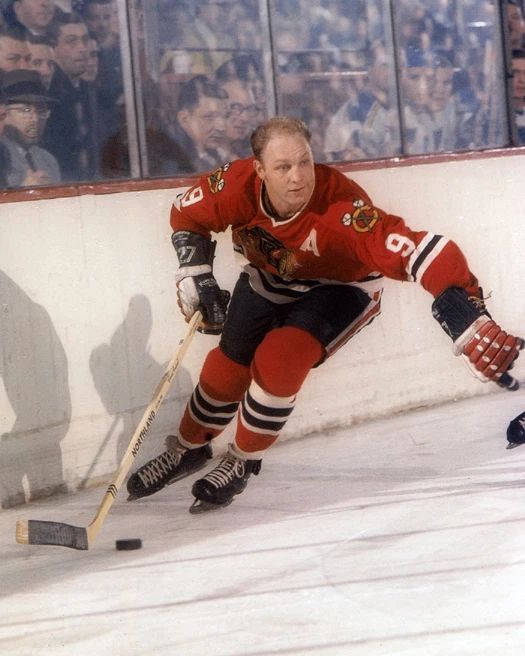 Chicago Blackhawks Bobby Hull Glossy Photo Hockey Print Poster Hof 83 2