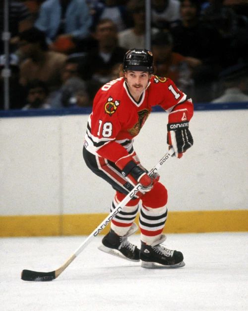 Chicago Blackhawks Denis Savard Glossy Keychain Hockey Keychain
