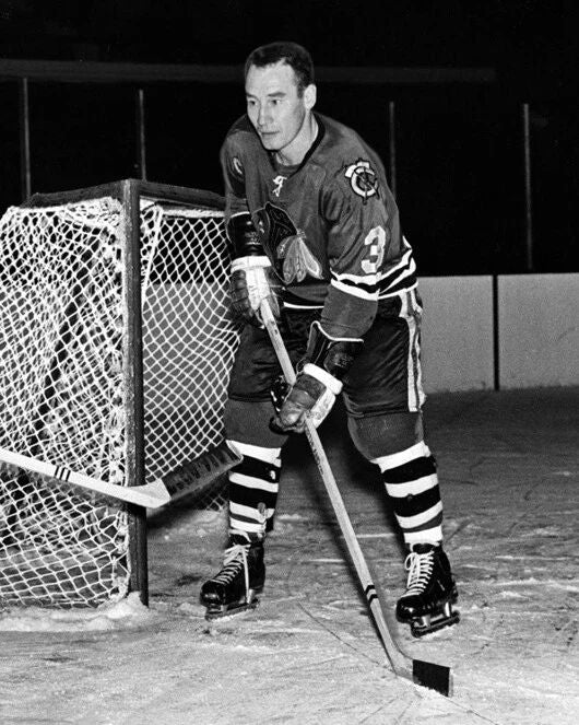 Chicago Blackhawks Pierre Pilote Glossy Magnet Nhl Hockey Print Hof 75 3