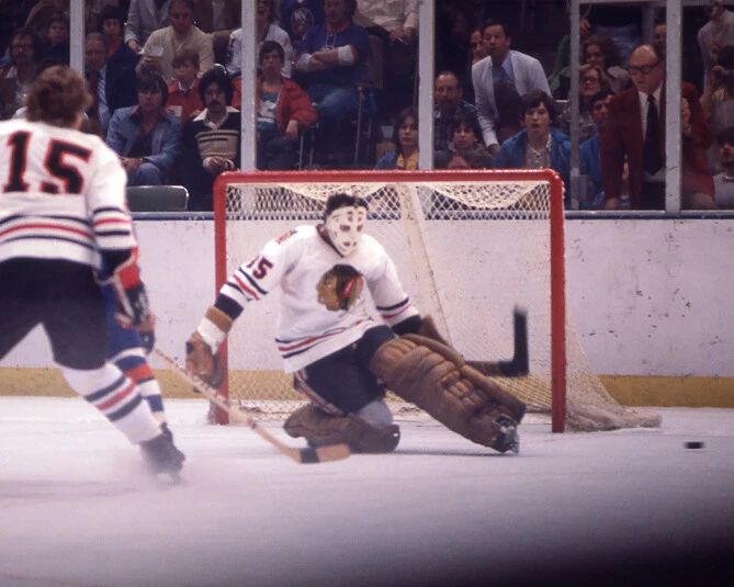 Chicago Blackhawks Tony Esposito Glossy Photo Hockey Poster Print Hof 88