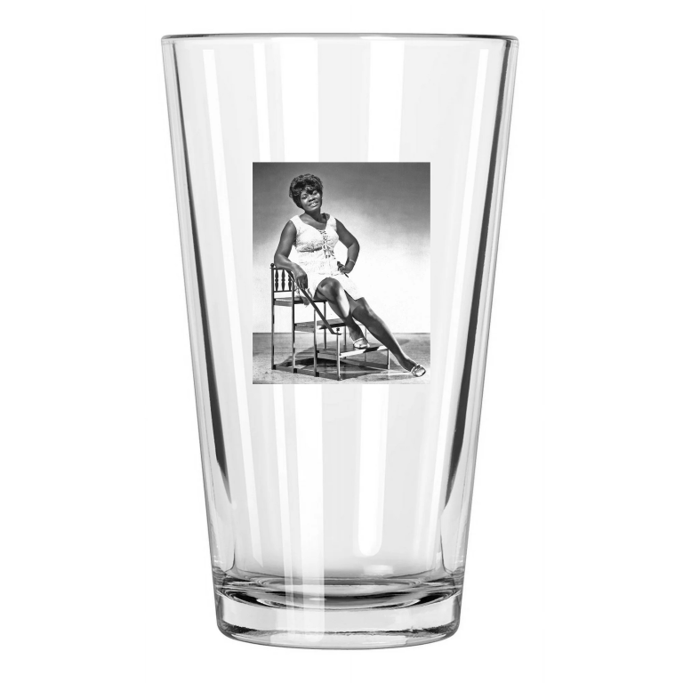 Chicago Blues Singer Koko Taylor Photo Music Pint Beer Drinking Glass