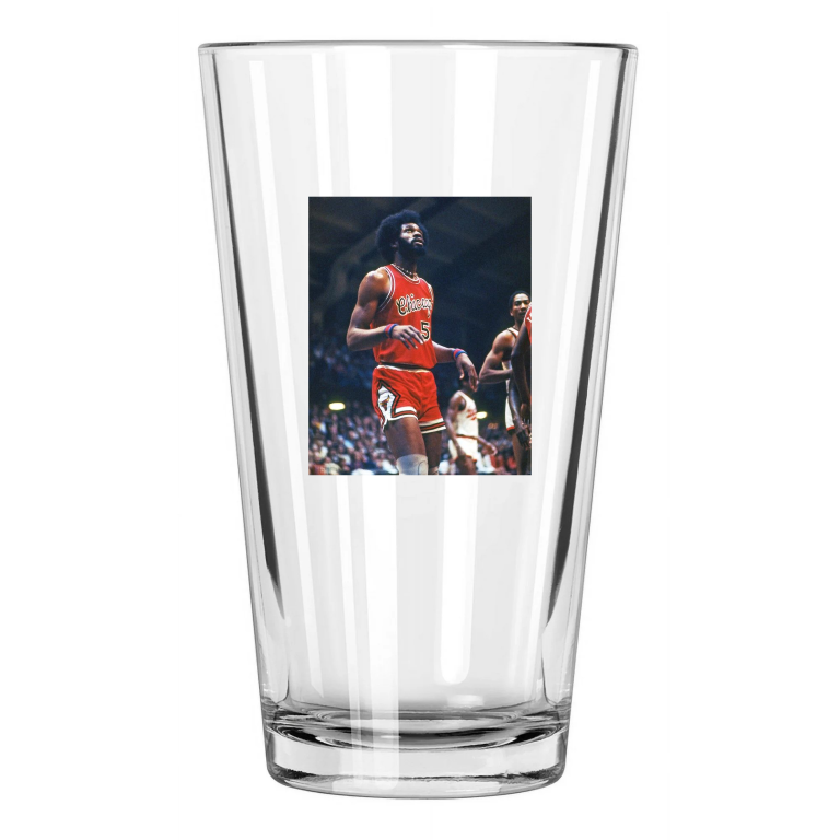 Chicago Bulls Artis Gilmore Photo Basketball Hof 2011 Pint Beer Drinking Glass
