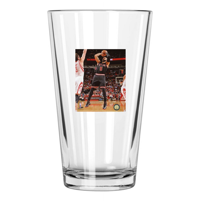 Chicago Bulls Carlos Boozer Photo Nba Basketball Pint Beer Drinking Glass