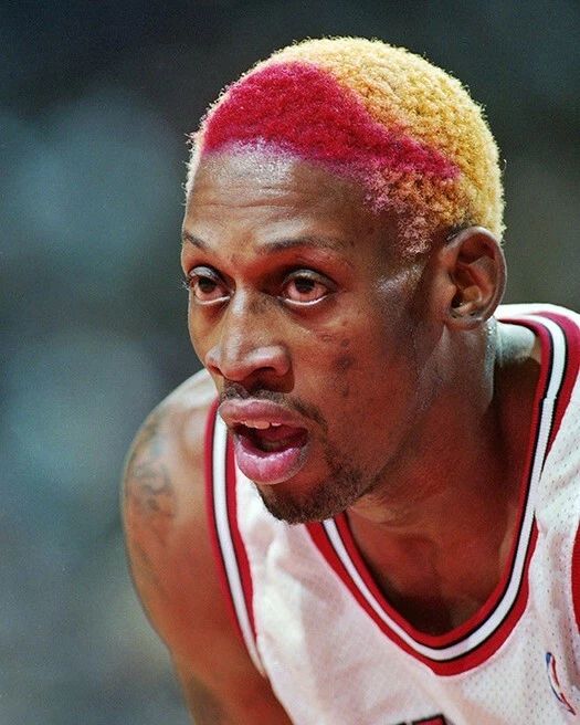 Chicago Bulls Dennis Rodman Glossy Photo Basketball Print Poster Hof 2011 1