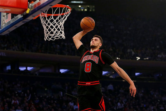 Chicago Bulls Player Zach Lavine American Basketballer Jigsaw Puzzle
