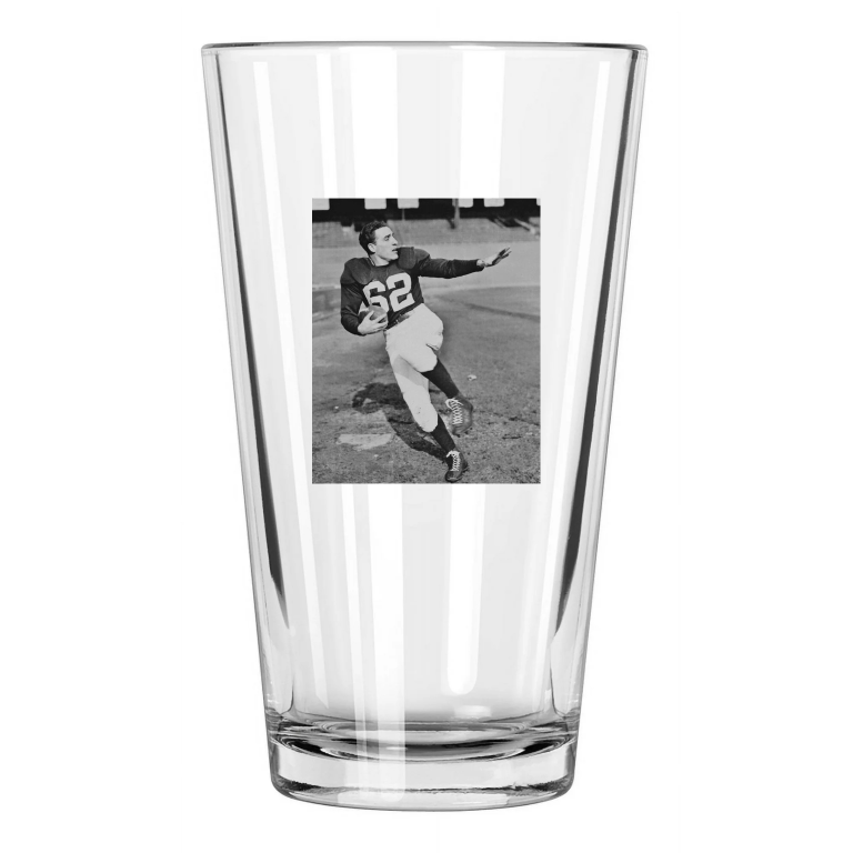 Chicago Cardinals Charley Trippi Photo Football Pint Beer Drinking Glass
