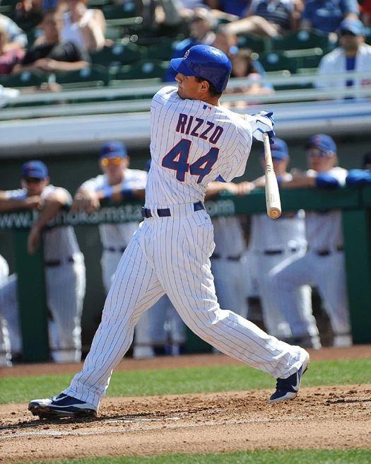 Chicago Cubs Anthony Rizzo Glossy Keychain Baseball Keychain