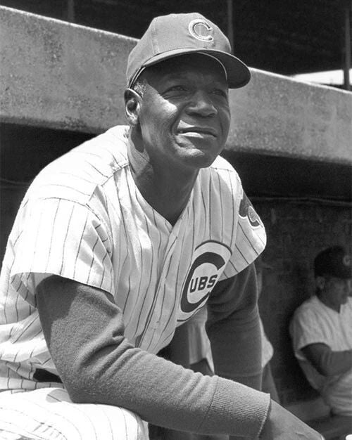 Chicago Cubs Buck O'Neil Glossy Magnet 1St Mlb Black Manager Print Hof 2022