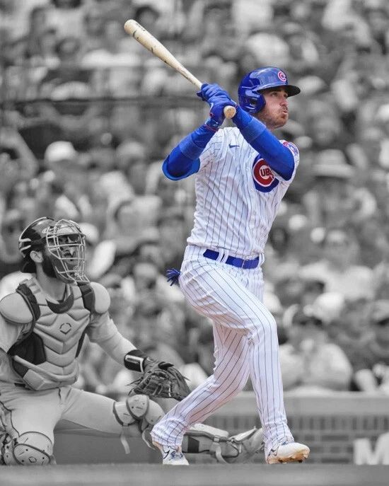Chicago Cubs Cody Bellinger Glossy Keychain Print Spotlight Keychain