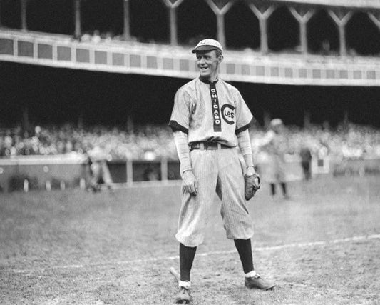 Chicago Cubs Johnny Evers Glossy Glossy Keychain Baseball Print Hof 46