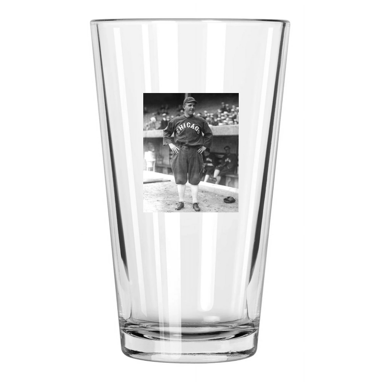 Chicago White Sox Eddie Cicotte Photo Baseball Pint Beer Drinking Glass