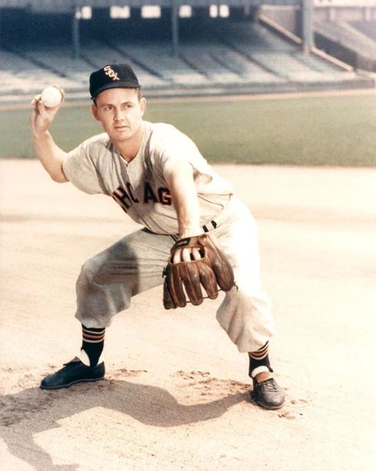 Chicago White Sox Nellie Fox Glossy Magnet Baseball Magnet
