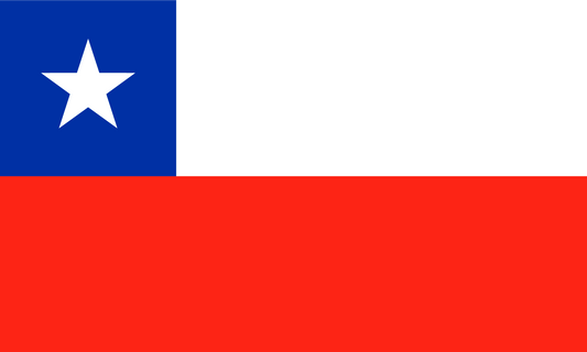 Chile Flag Print Poster