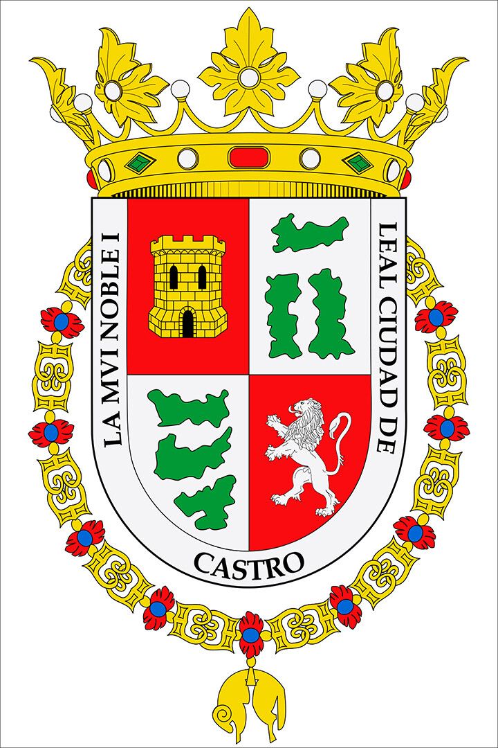 Chilecastro Flag Symbol Tower Painting Print Jigsaw Puzzle