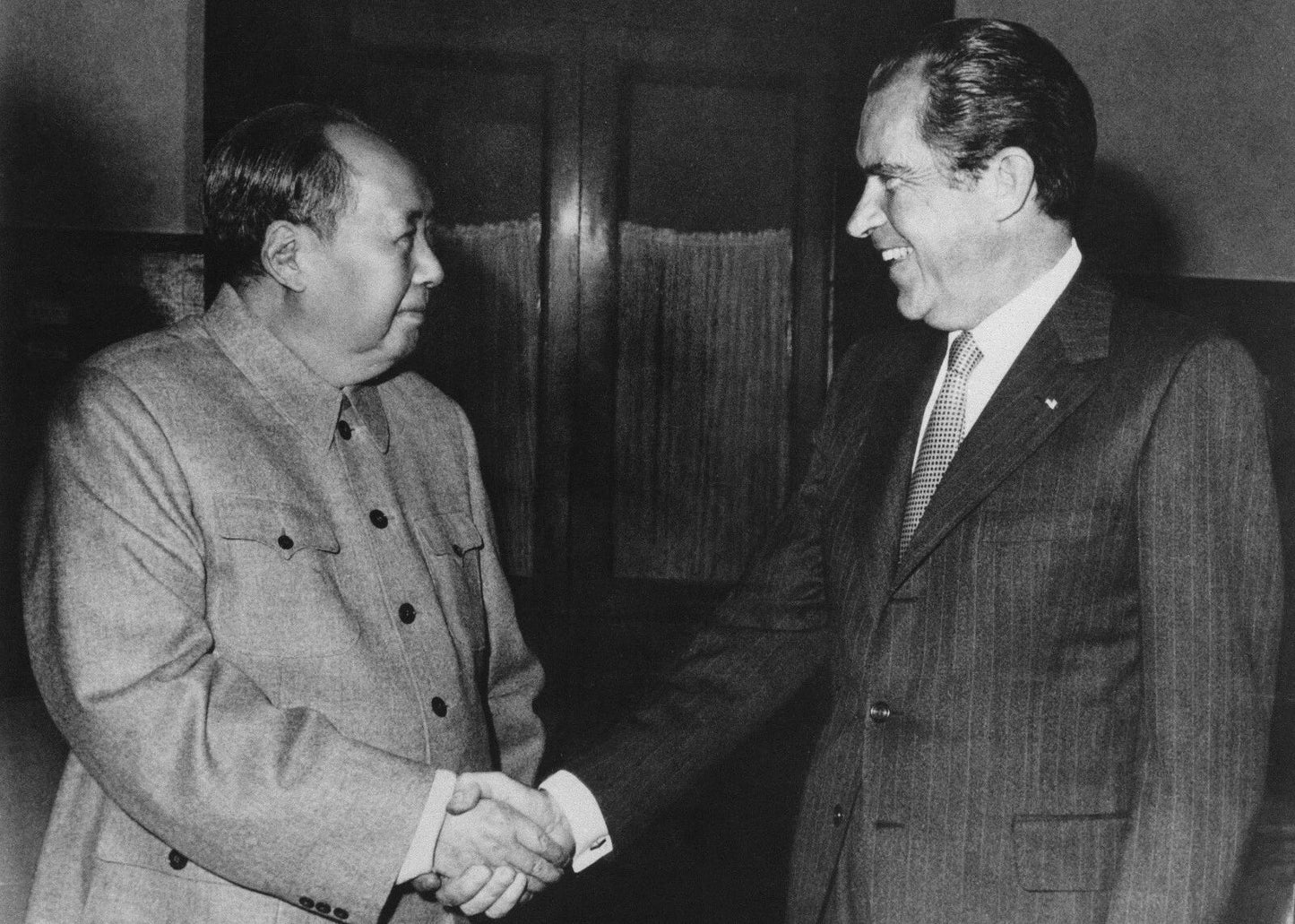 Chinese Leader Mao Zedong & President Richard Nixon Magnet Picture Magnet Print