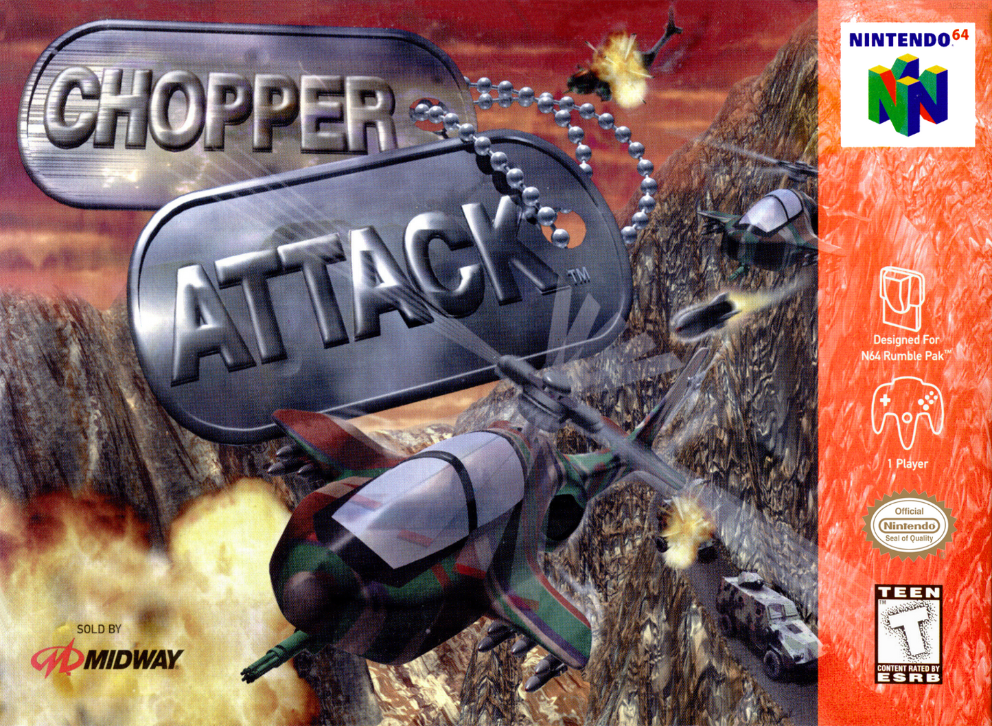 Chopper Attack N64 Keychain