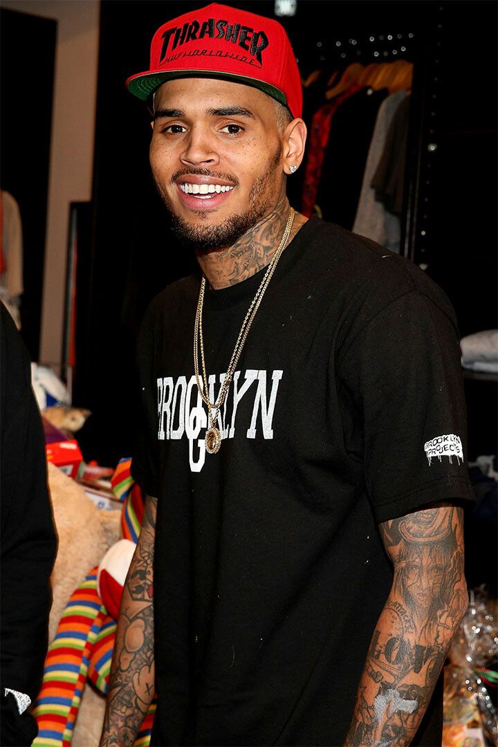 Chris Brown Music Hip Hop Wall Rap Artist Painting Art Home Decor Keychain