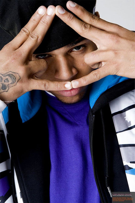 Chris Brown Singer Star Musician Print Picture Jigsaw Puzzle