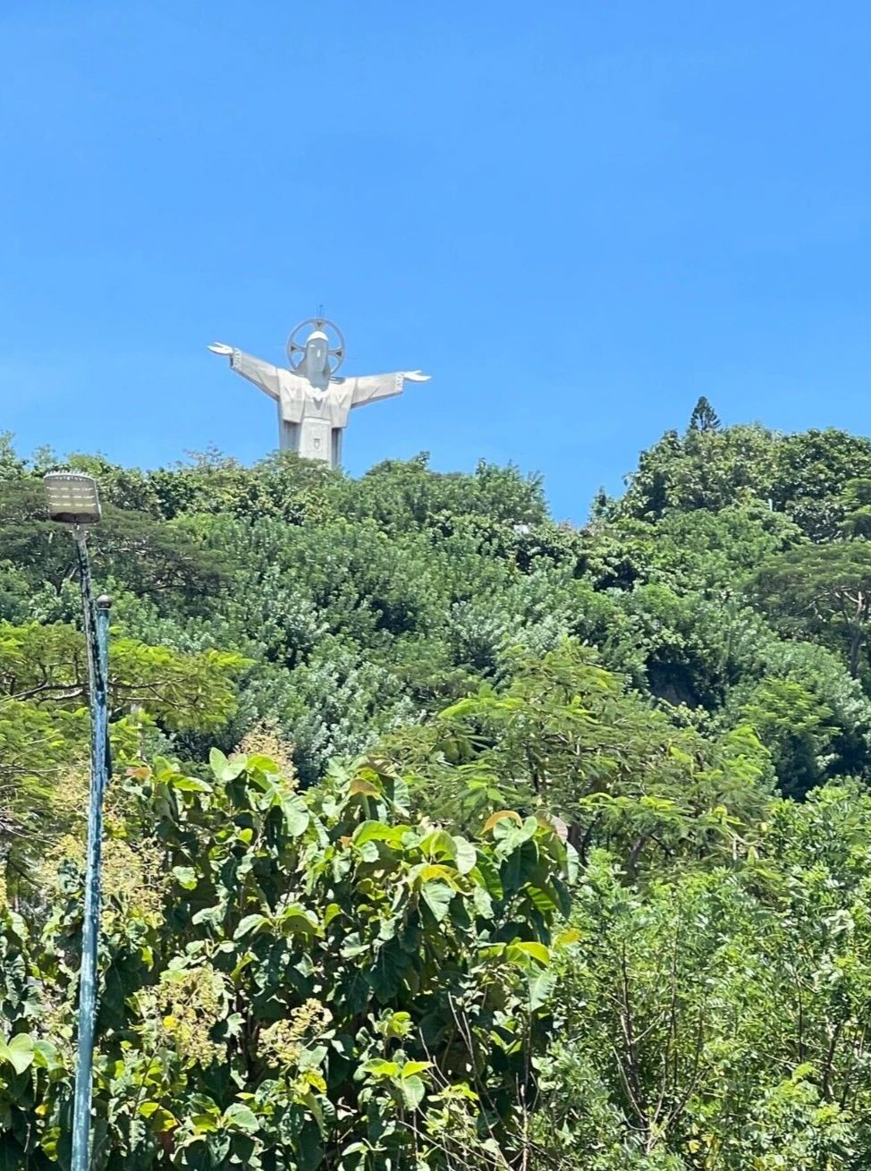 Christ The Redeemer Statue Vung Tau Vietnam Catholic Picture Keychain