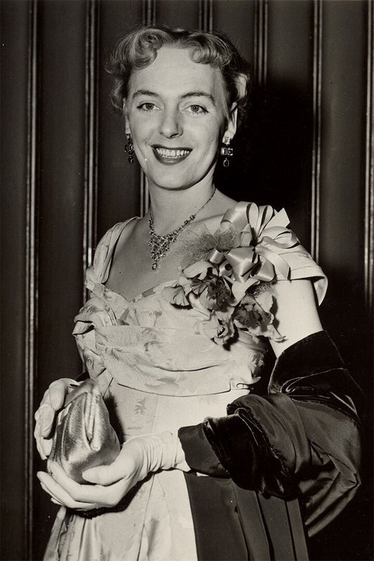 Christine Jorgensen Waving From Airplane Steps Jigsaw Puzzle