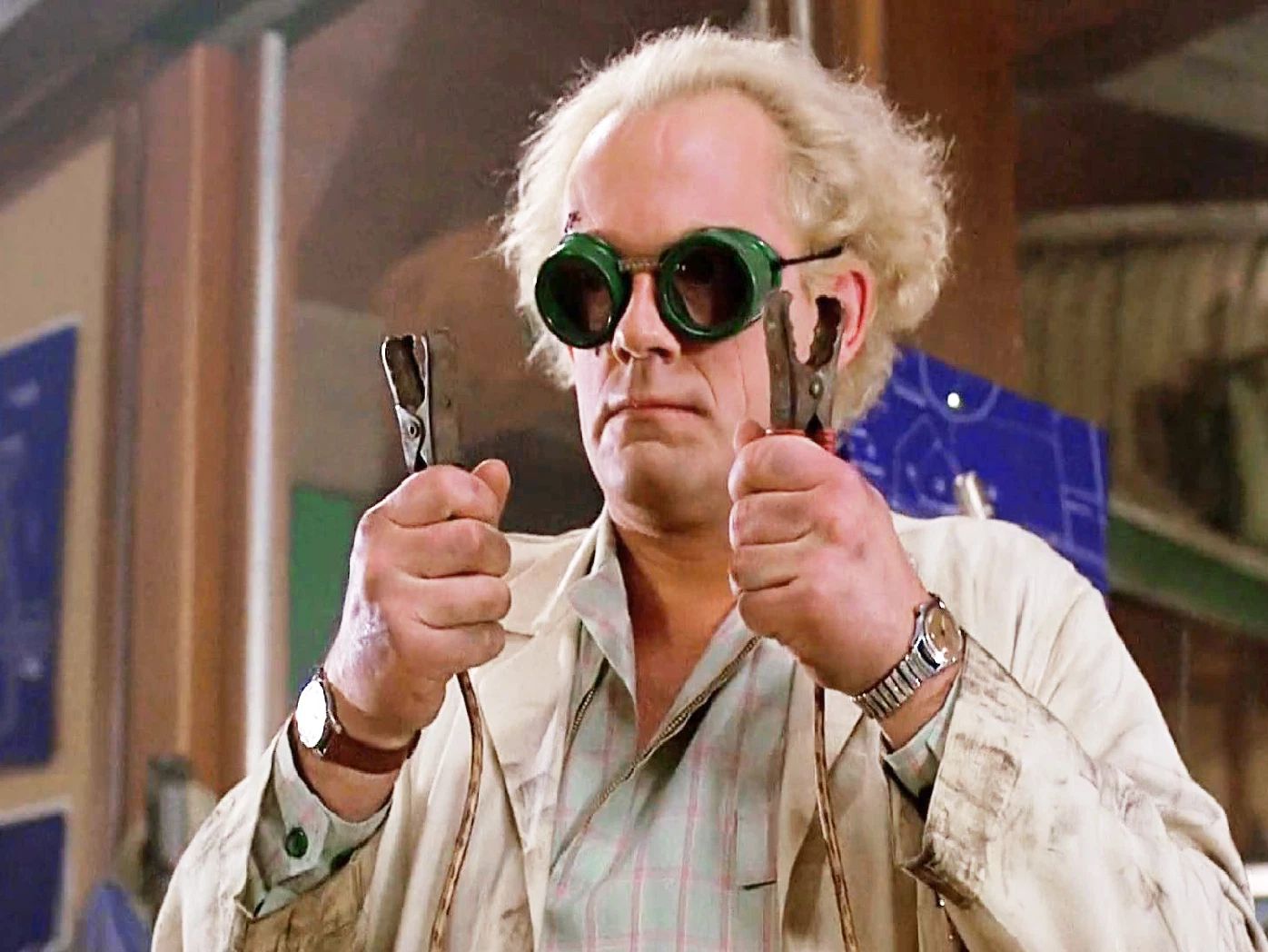 Christopher Lloyd In Back To The Future Classic Movie Picture Magnet Magnet