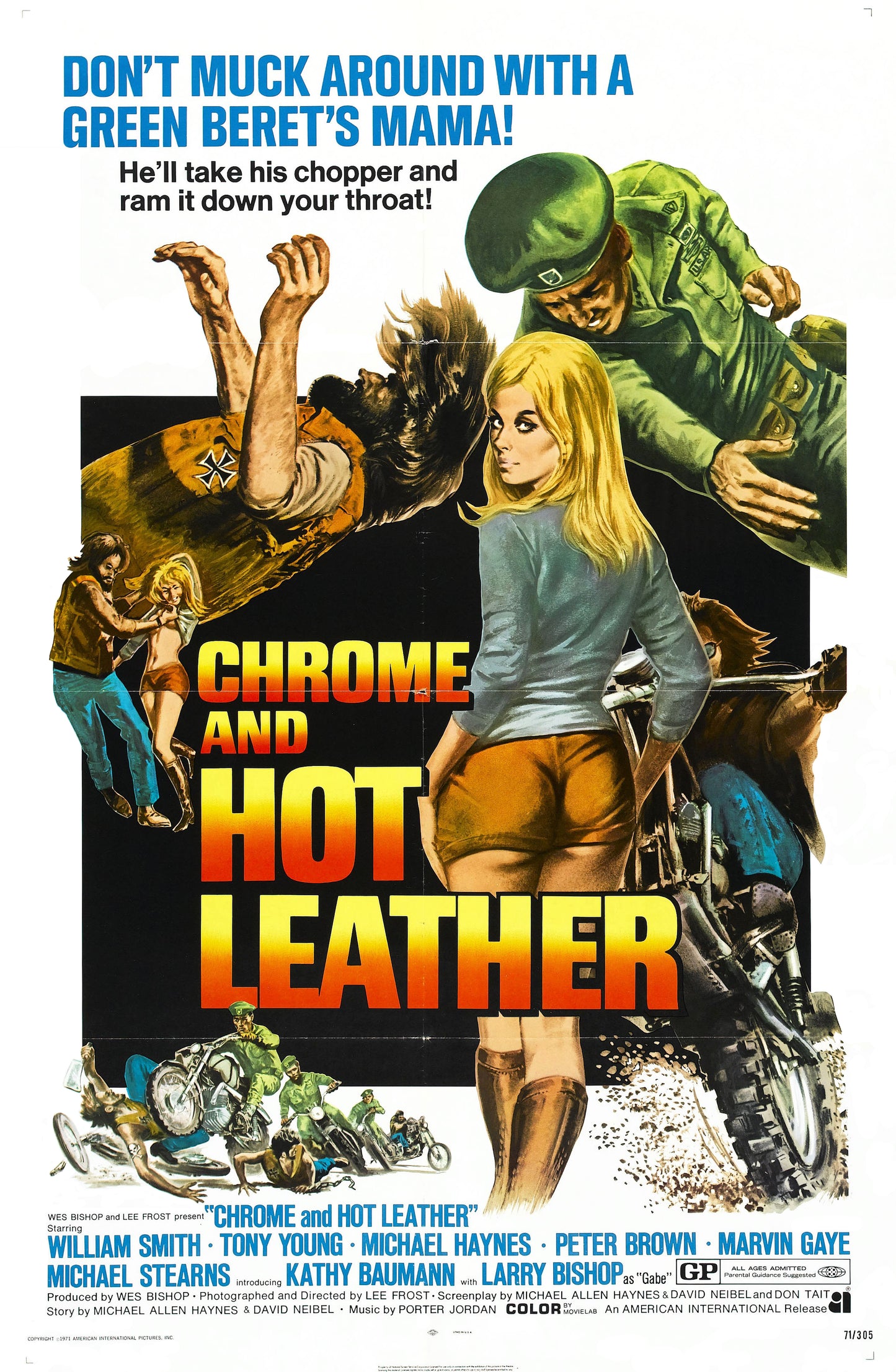 Chrome And Hot Leather 01 Movie Magnet
