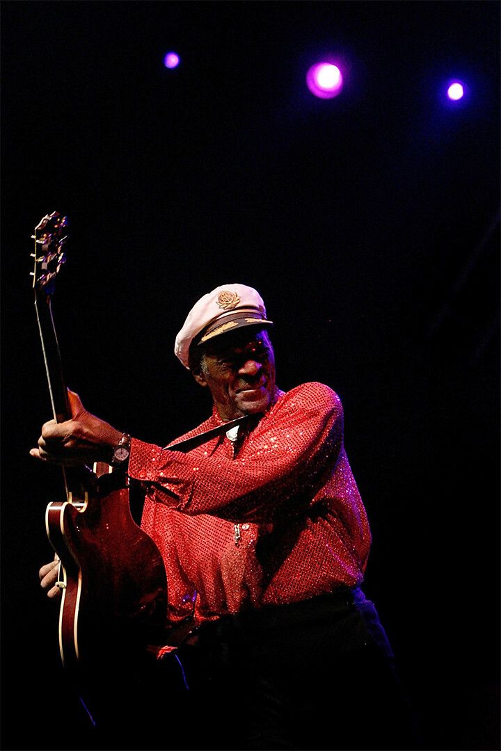 Chuck Berry Hootenanny Irvine Concert Print Jigsaw Puzzle