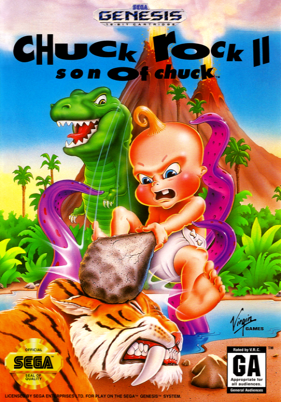 Chuck Rock Ii Son Of Chuck (Usa) Genesis Print Poster