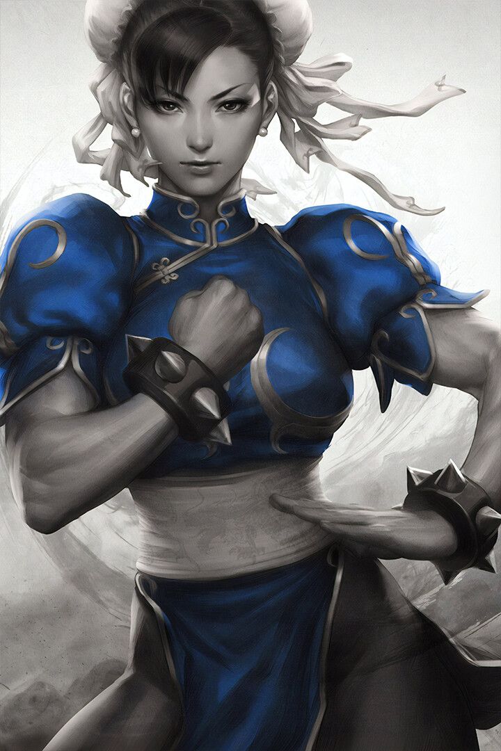 Chun Li Street Fighter Sexy Chinese Challenger Game Keychain