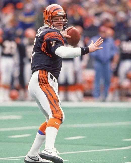 Cincinnati Bengals Boomer Esiason Glossy Photo Nfl Football Print Poster 2