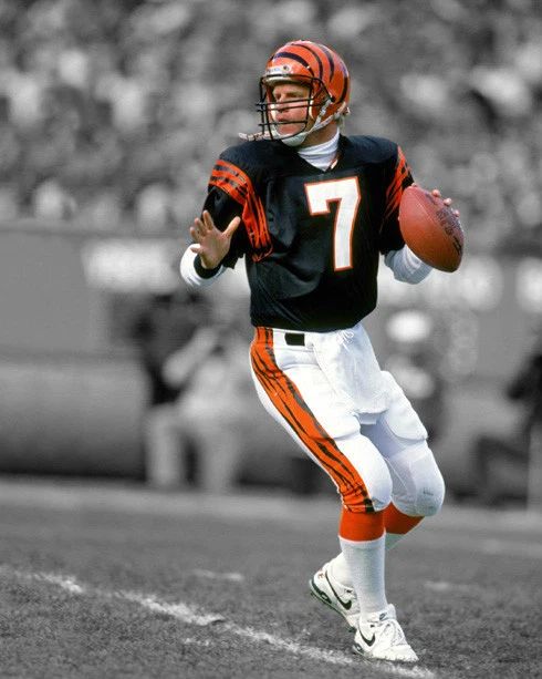 Cincinnati Bengals Boomer Esiason Glossy Spotlight Photo Print Poster