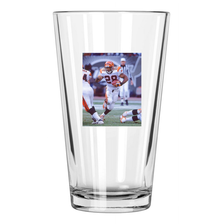 Cincinnati Bengals Corey Dillon Photo Nfl Football Pint Beer Drinking Glass