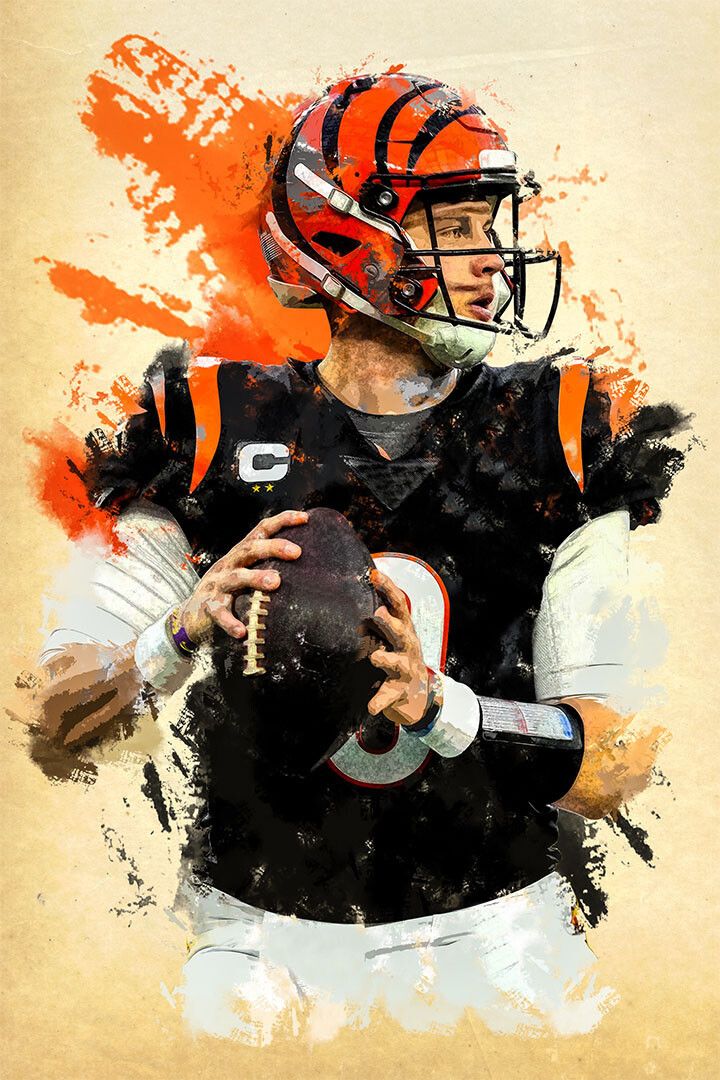 Cincinnati Bengals Joe Burrow American Football Player Jigsaw Puzzle