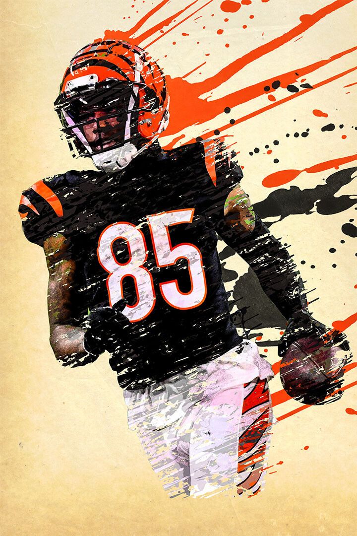 Cincinnati Bengals Tee Higgins American Football Player Jigsaw Puzzle