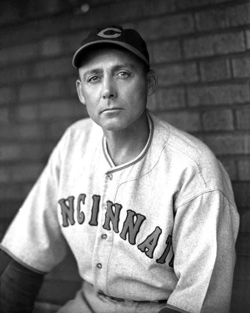 Cincinnati Reds Edd Roush Glossy Photo Baseball Print Poster Portrait