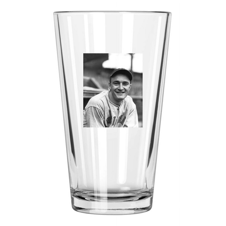 Cincinnati Reds Frank Mccormick Photo Portrait Hof 58 Pint Beer Drinking Glass