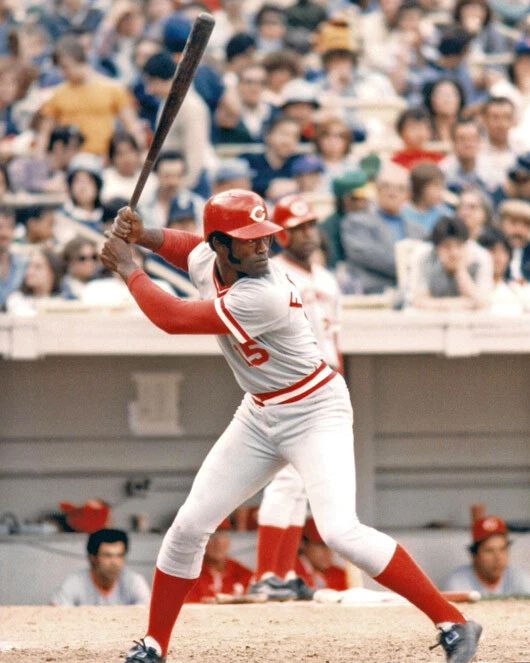 Cincinnati Reds George Foster Glossy Keychain Print Baseball Keychain