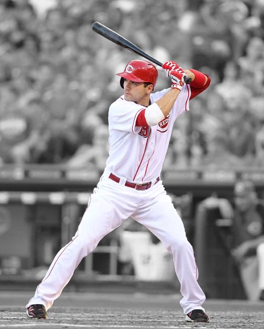 Cincinnati Reds Joey Votto Glossy Keychain Spotlight Keychain Mlb Print
