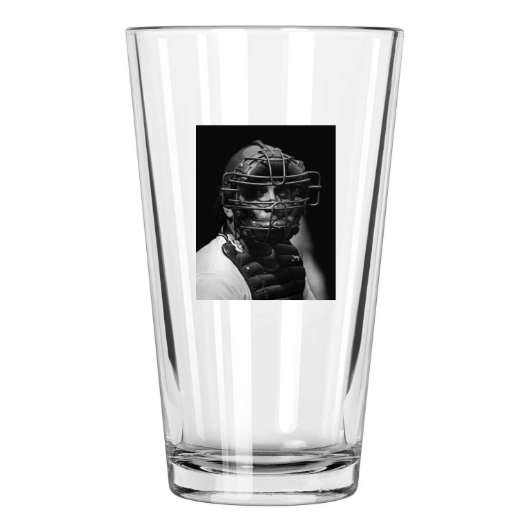 Cincinnati Reds Johnny Bench Photo Baseball Hof 89 1 Pint Beer Drinking Glass