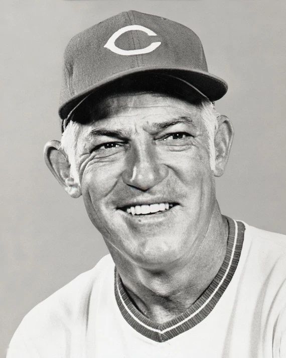 Cincinnati Reds Manager Sparky Anderson Glossy Magnet Baseball Print