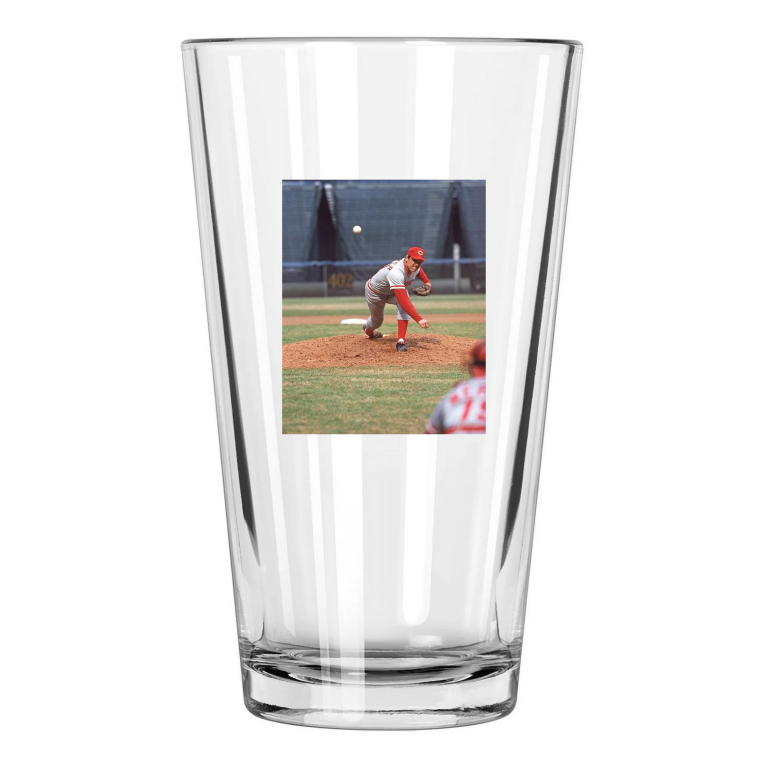 Cincinnati Reds Tom Seaver Photo Baseball Hof 1992 Pint Beer Drinking Glass