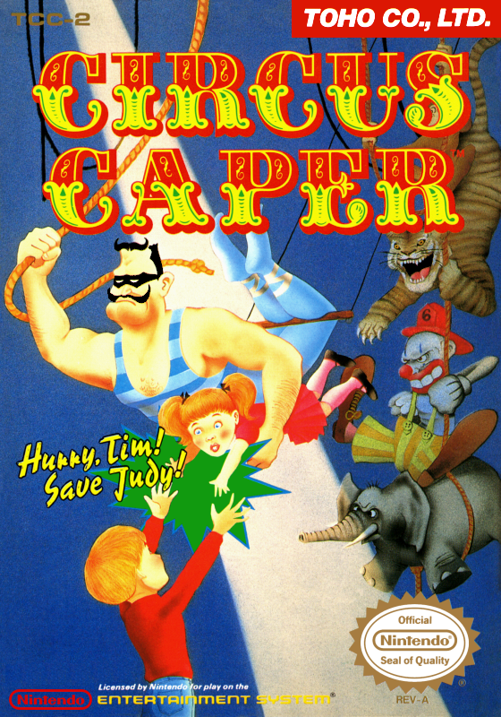 Circus Caper (Usa) Nes Print Poster