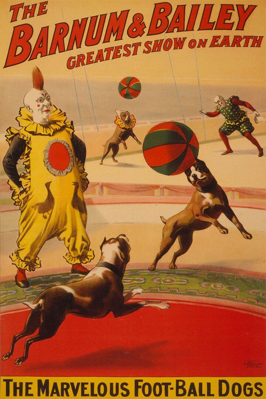 Circus Clown Carnivals Barnum And Bailey Vintage Jigsaw Puzzle