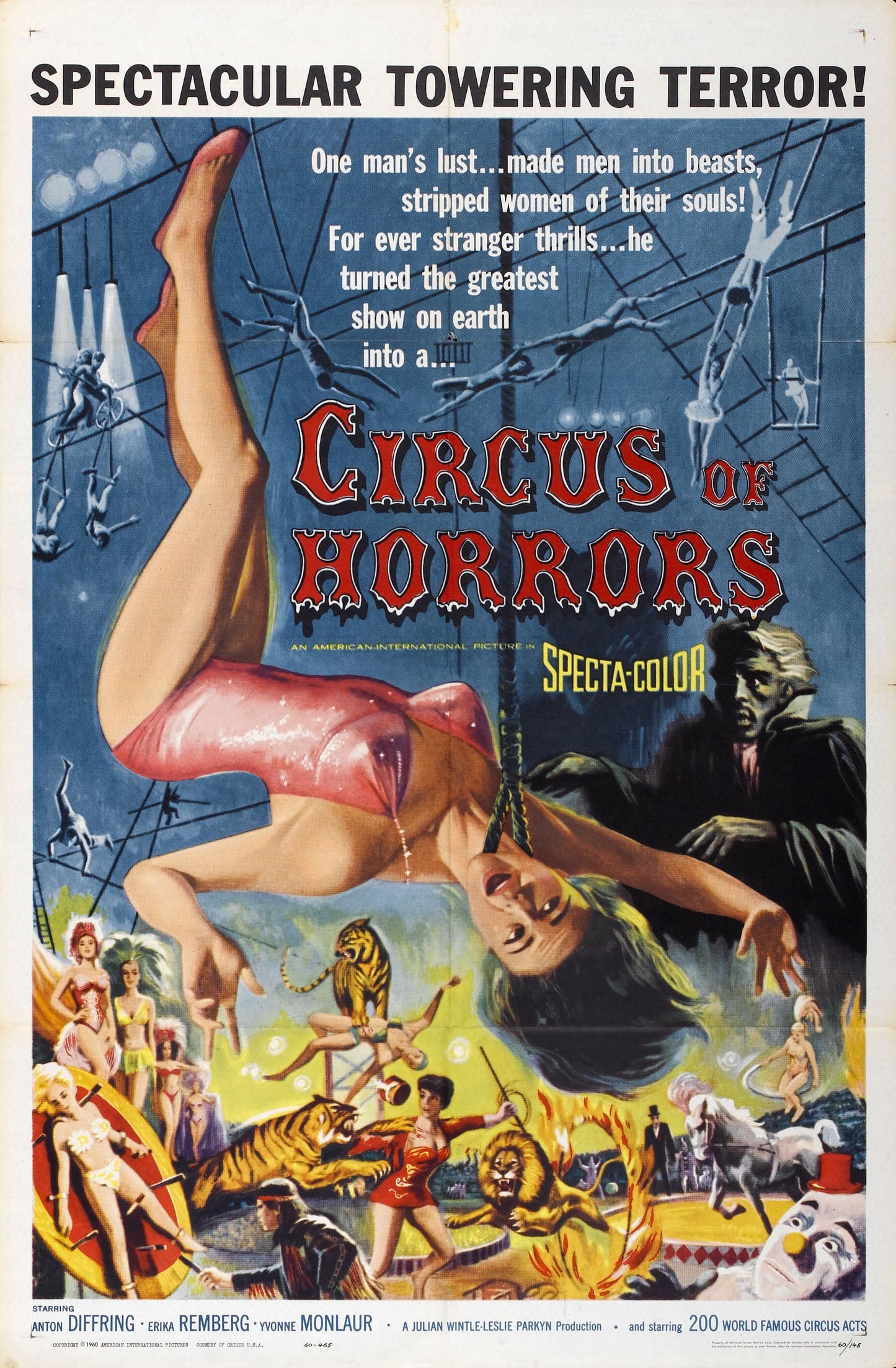 Circus Of Horrors 01 Movie Magnet