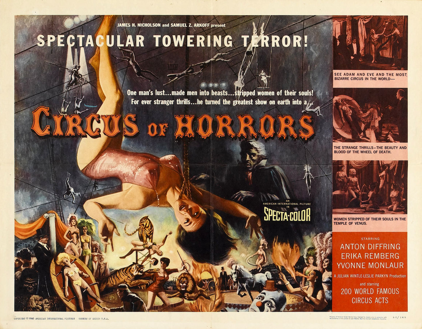 Circus Of Horrors 02 Movie Magnet