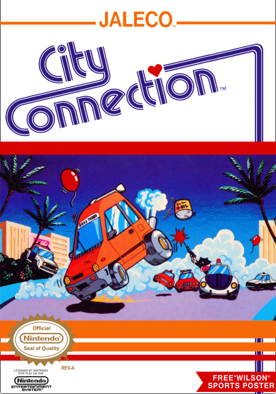 City Connection (Usa) (Bordered For Nes Classic Use) Nes Print Poster