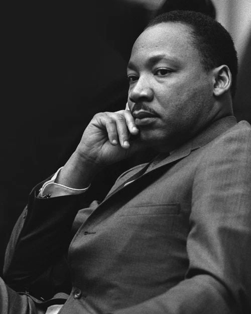 Civil Activist Martin Luther King Jr Glossy Keychain Historical Keychain