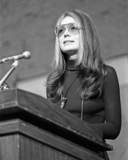 Civil Rights Activist Gloria Steinem Glossy Photo Women'S Rights Print